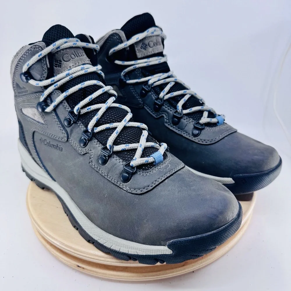 Columbia Newton Ridge Waterproof Hiking Boots Shoes Women's 11 Gray Trail